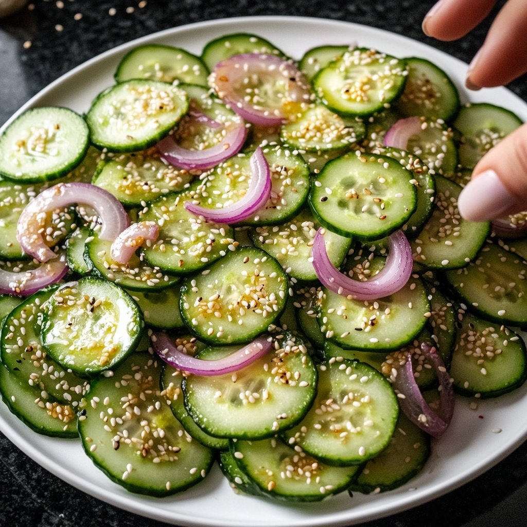 Easy Asian Cucumber Salad