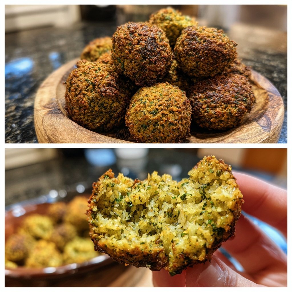 Crispy Baked Falafel