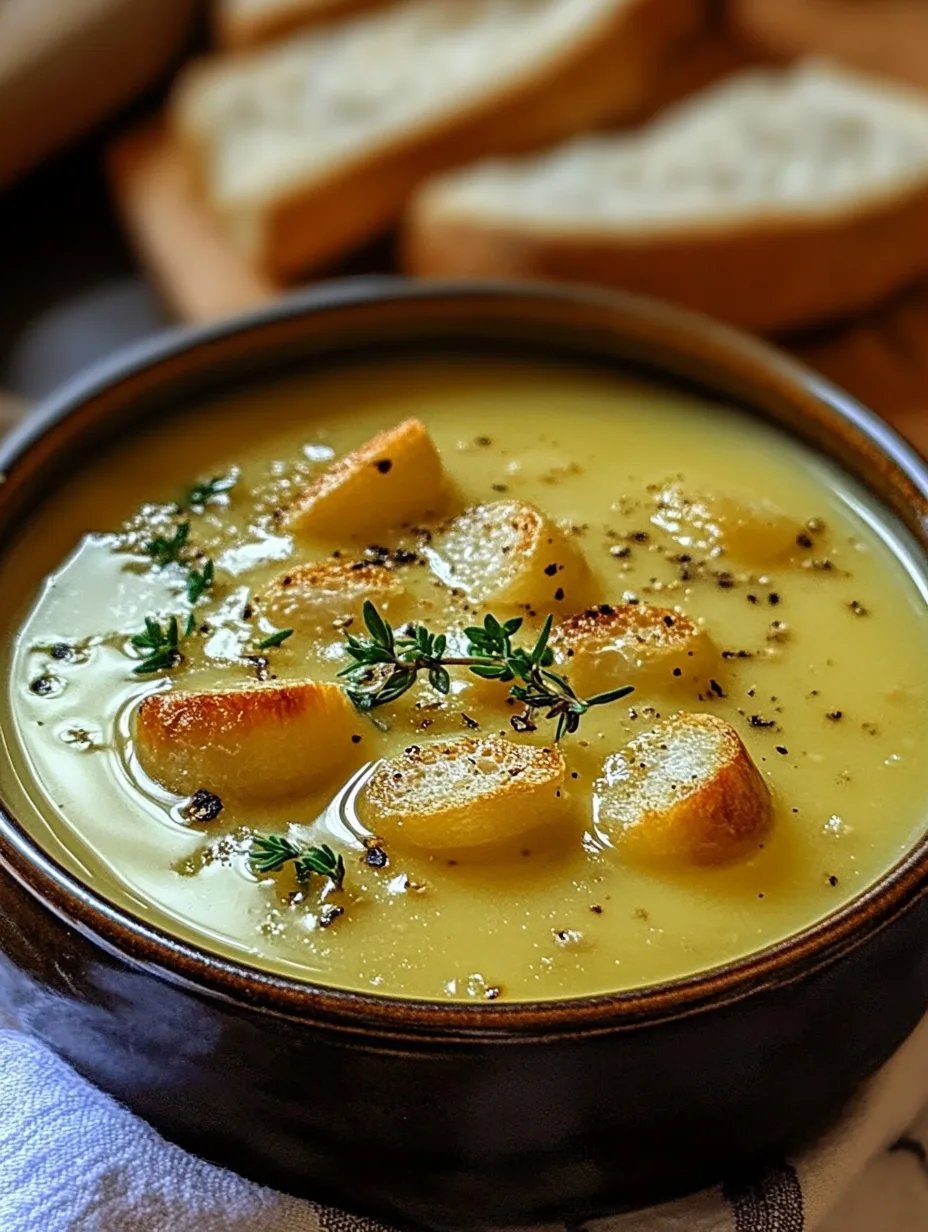 Country French Garlic Soup