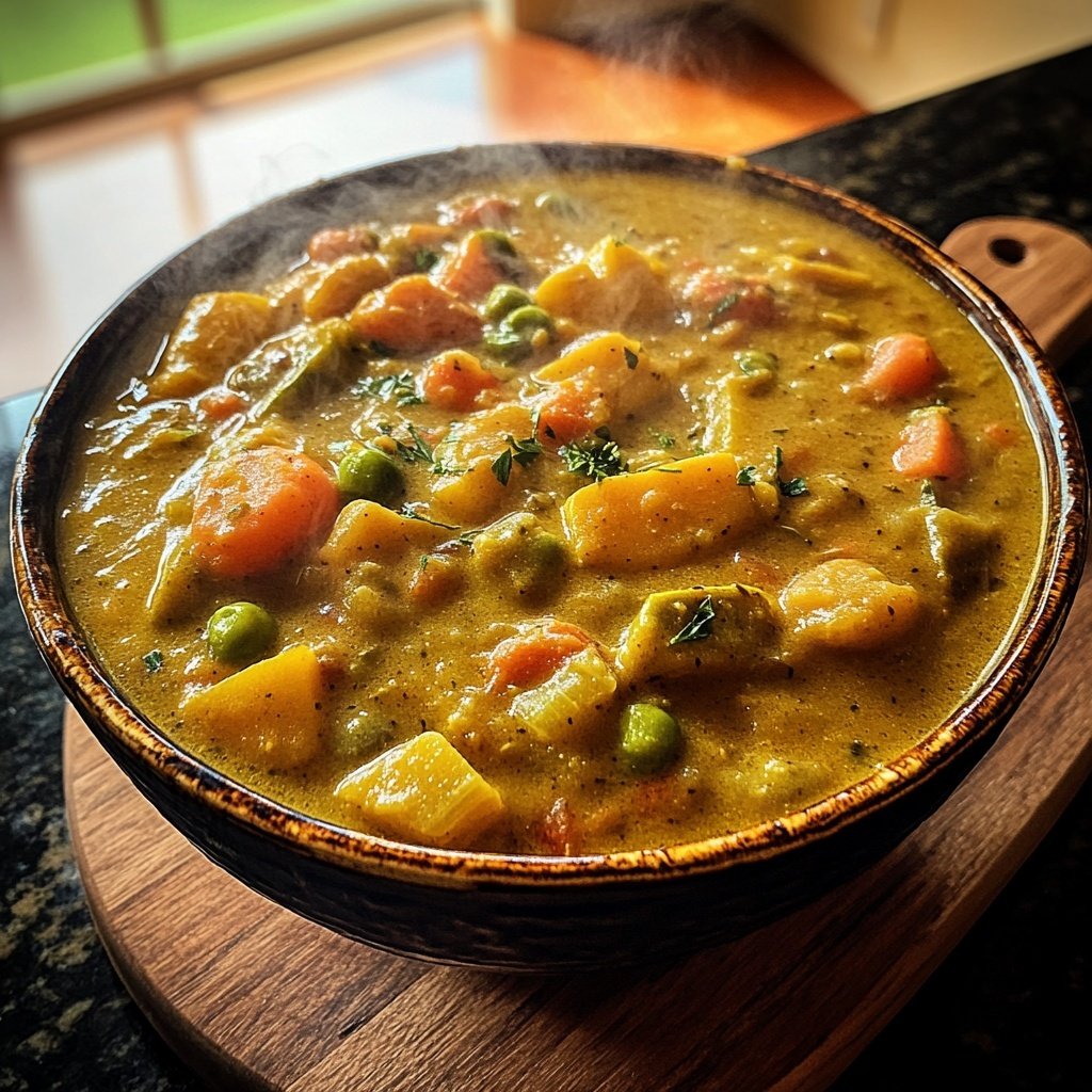 Healthy Crockpot Vegetable Curry