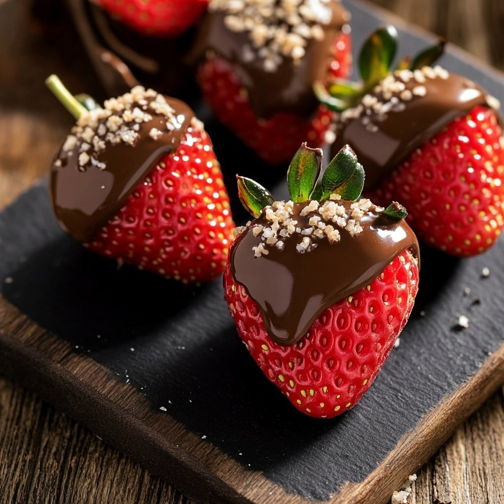 Chocolate Strawberries for Valentines