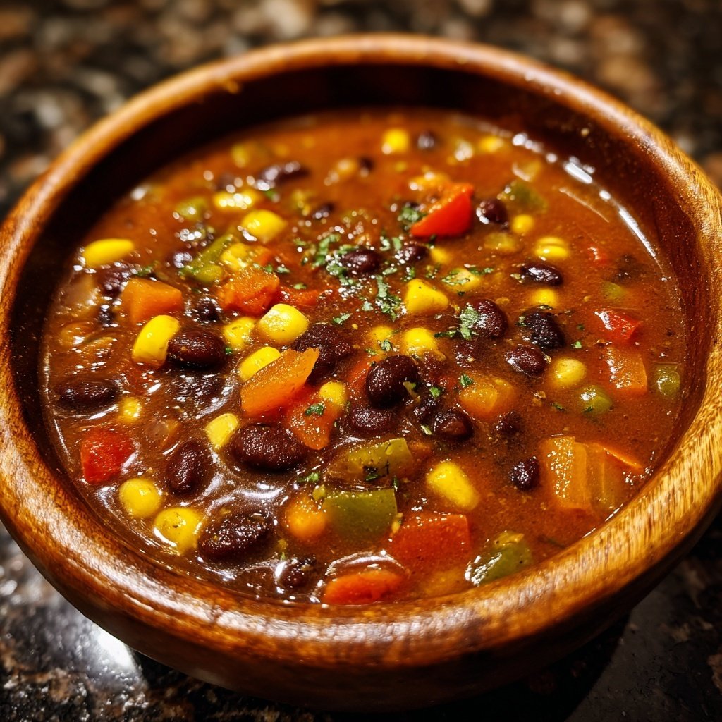 Jamaican Black Bean Soup
