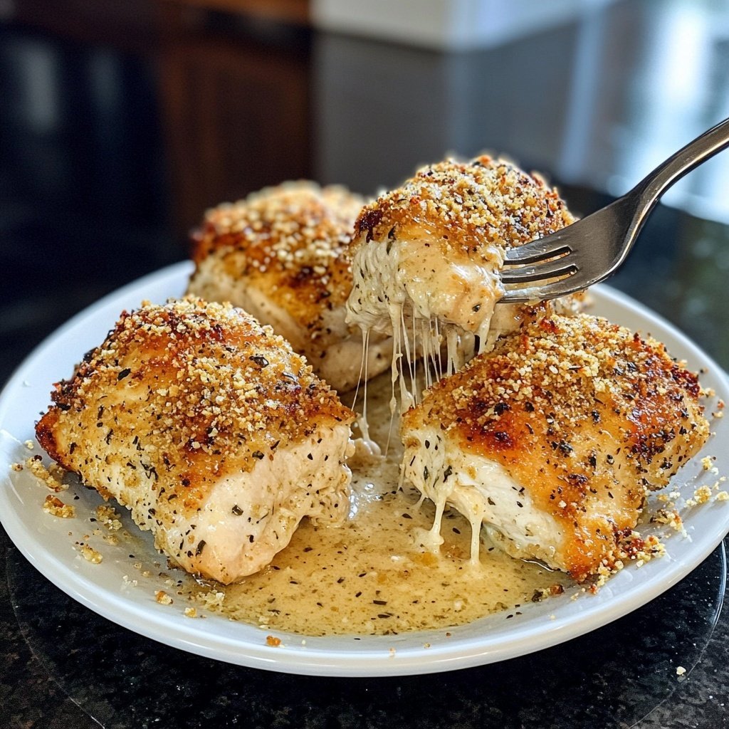 Easy Slow Cooker Garlic Parmesan Chicken