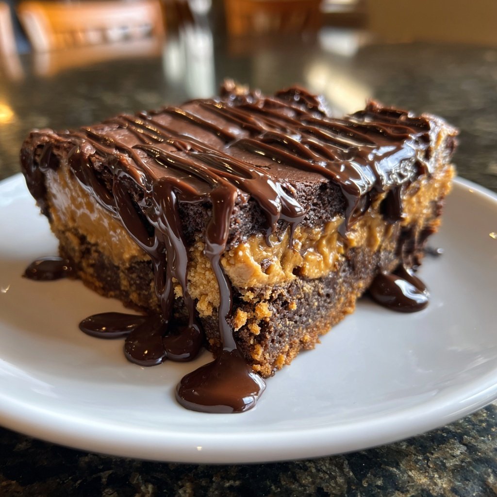 Chocolate Peanut Butter Squares