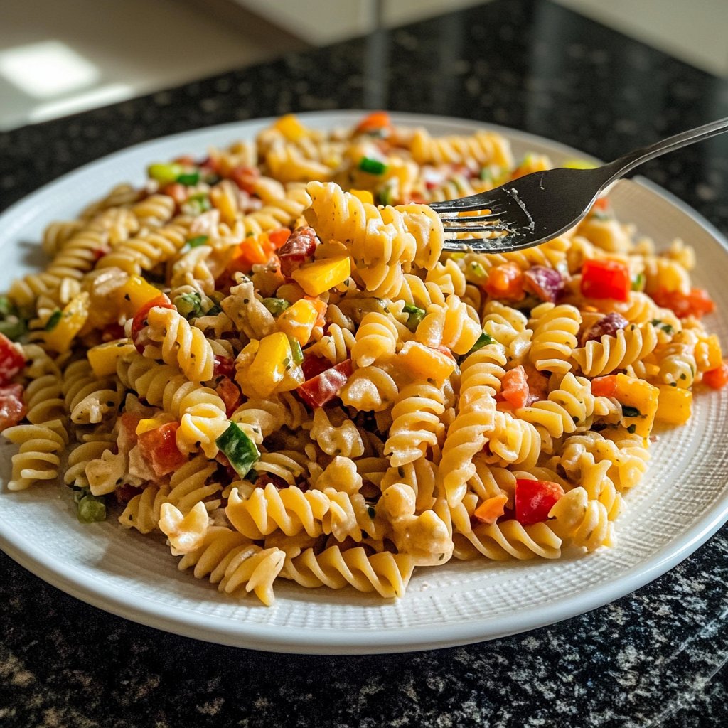 Quick Pasta Salad Lunch for Work