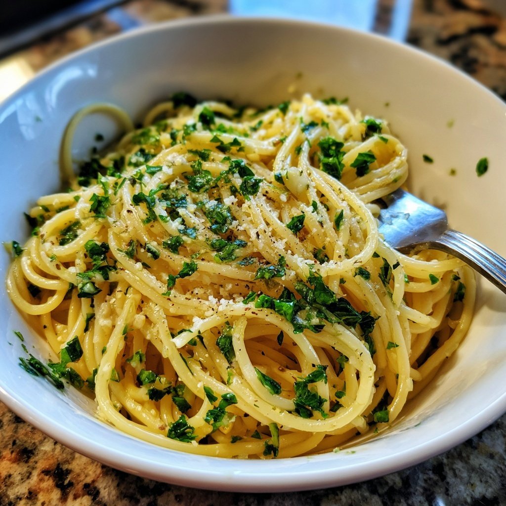 Quick & Easy 15-Minute Garlic Pasta