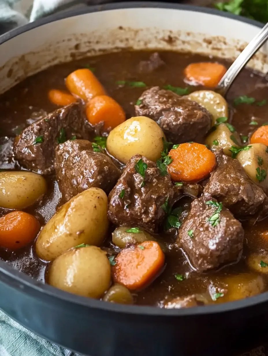 Beef Stew with Baby Potatoes and Carrots