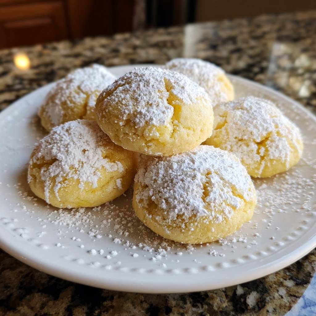 Soft & Chewy Lemon Cookies