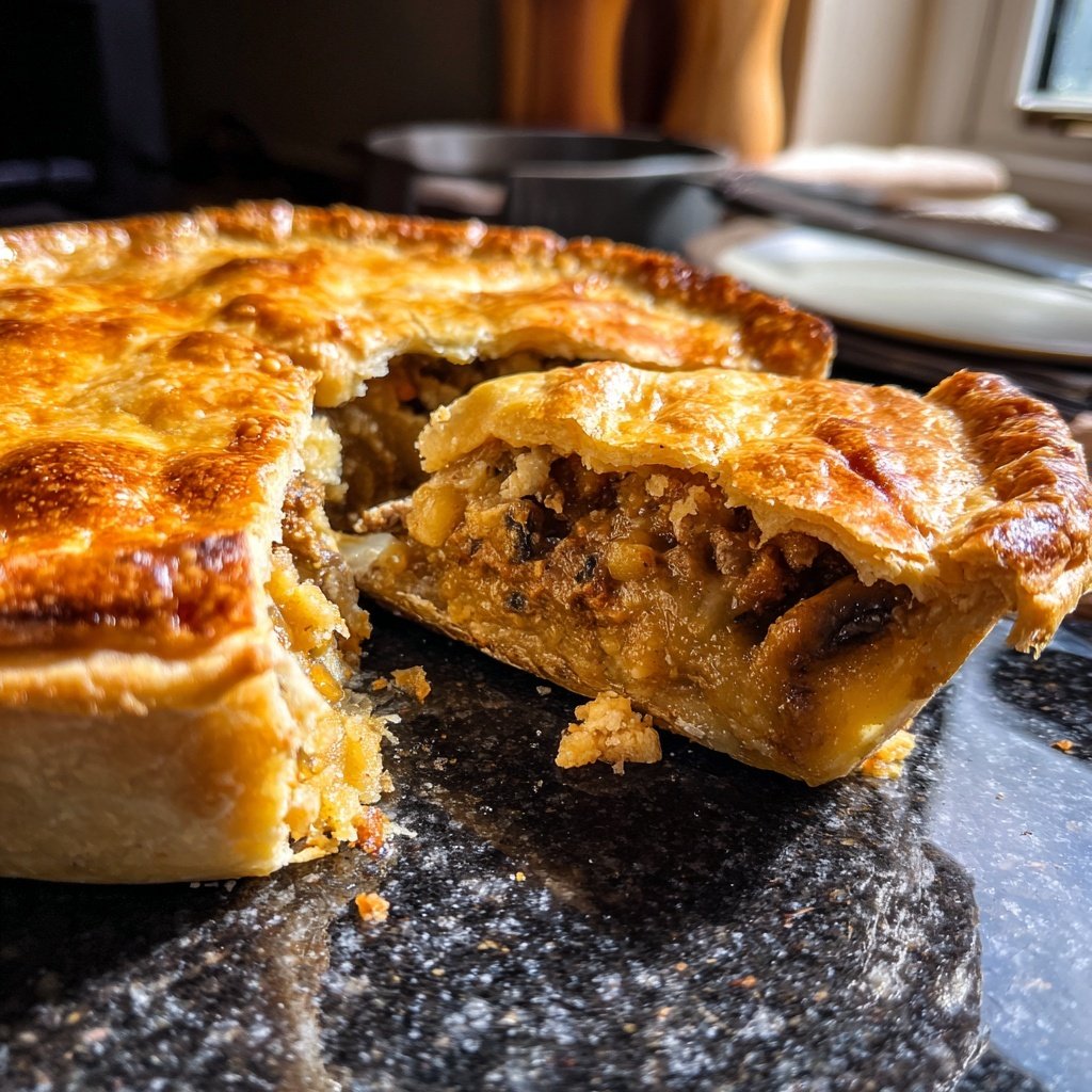 Comfort Food Beef and Mushroom Pot Pie