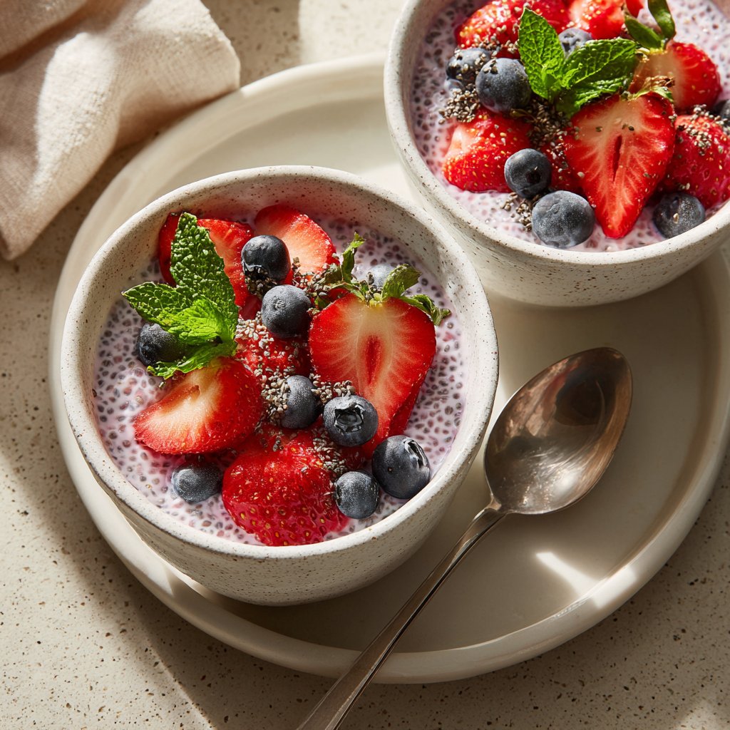 Berry Chia Breakfast Bowls